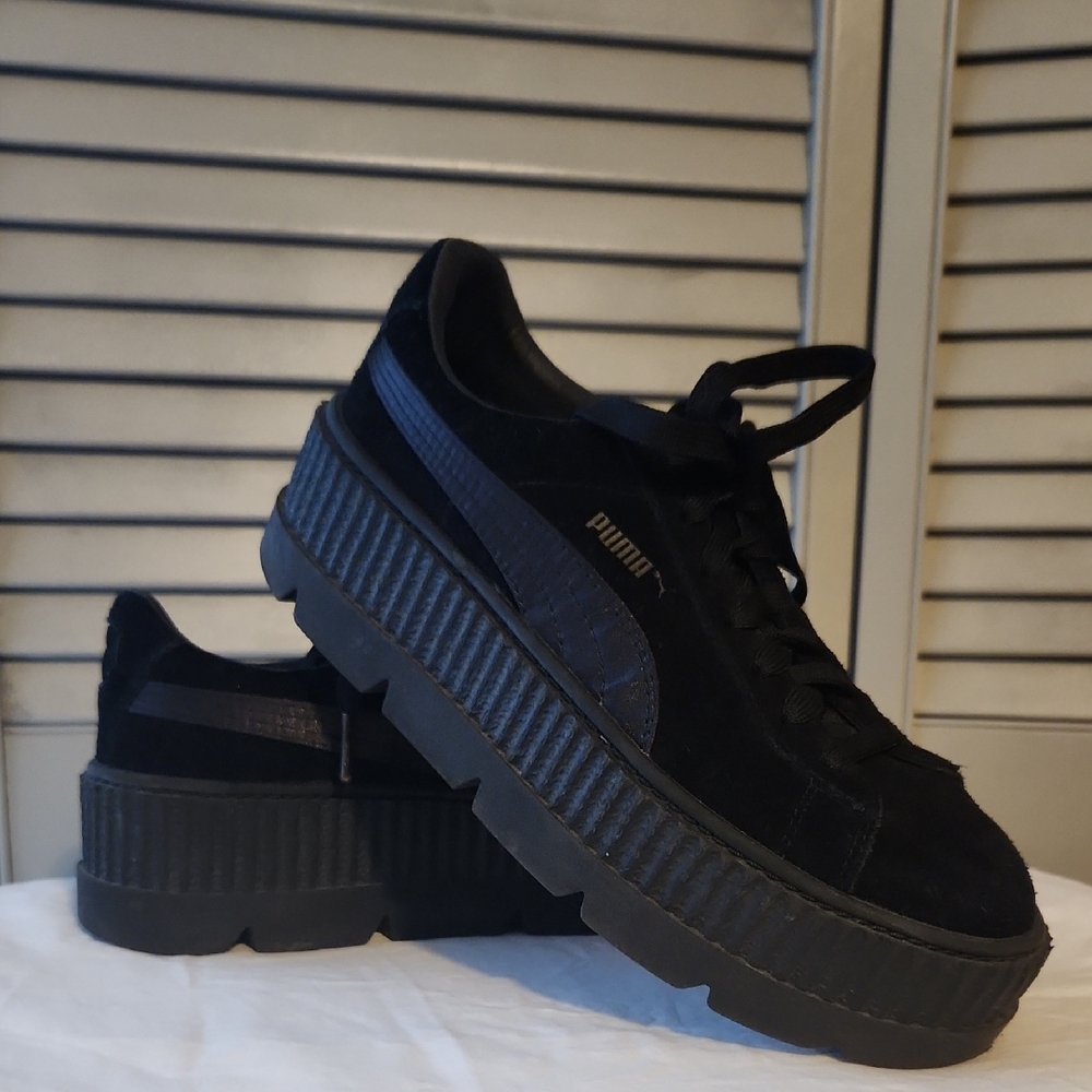 Fenty x Puma Cleated Creeper Suede Platform by Rihanna Chunky Thick Sole EUC